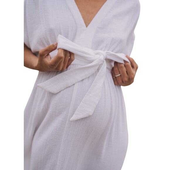 Hatch 'The Rosa' White Cotton Dress Size 2 - Picture 1 of 4
